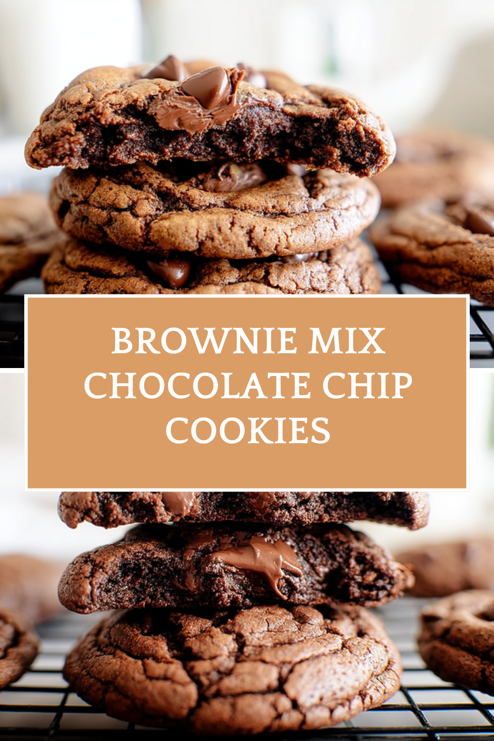 Brownie Mix Chocolate Chip Cookies