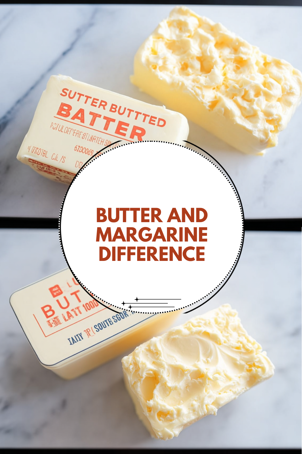 Butter And Margarine Difference