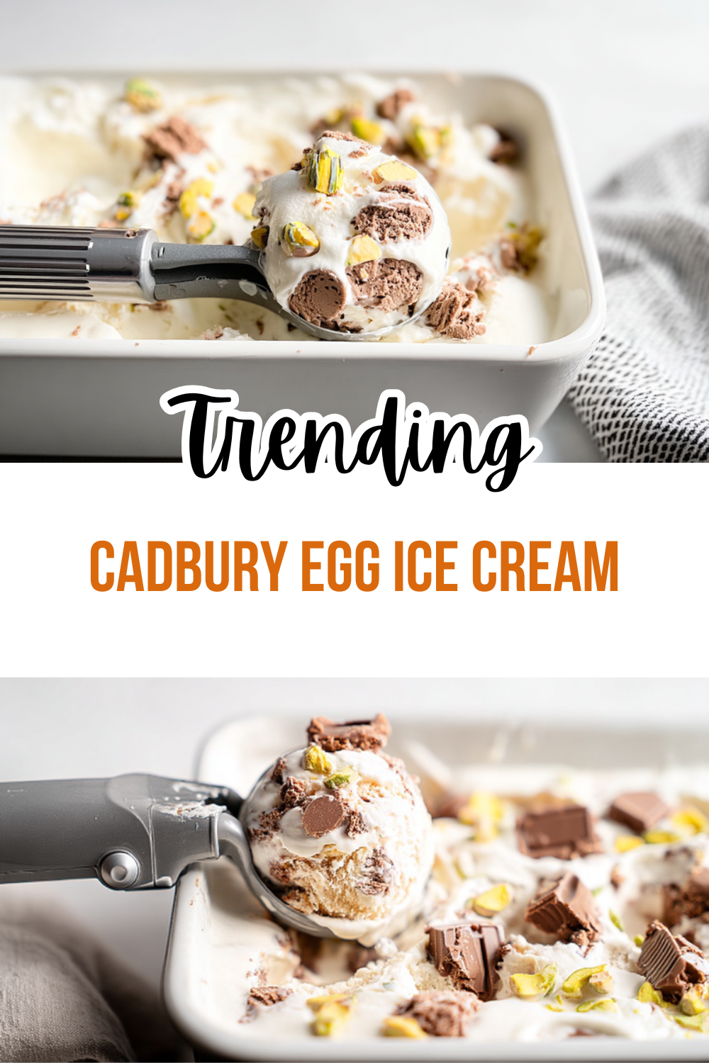 Cadbury Egg Ice Cream