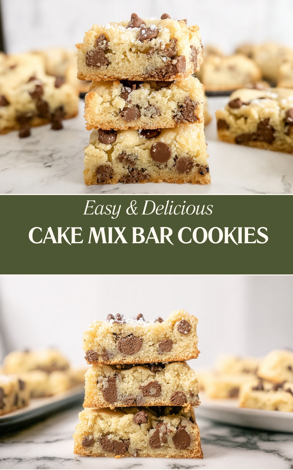 Cake Mix Bar Cookies