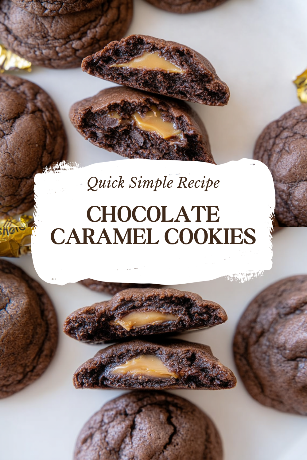 Chocolate Caramel Cookies