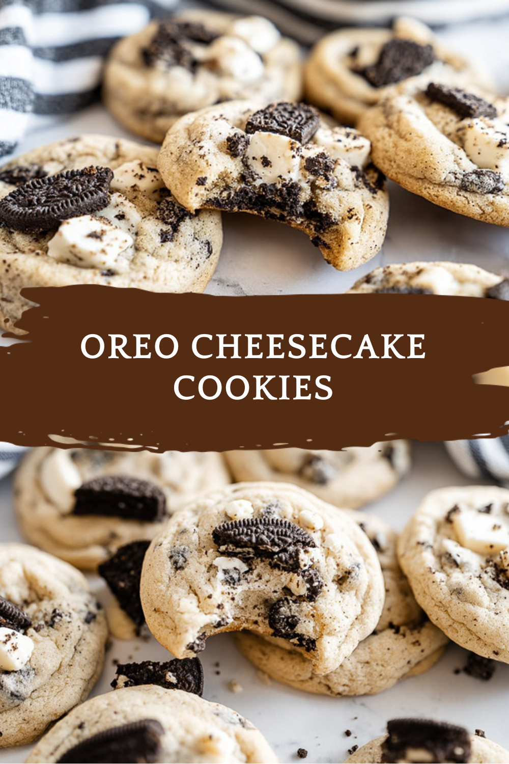 Oreo Cheesecake Cookies