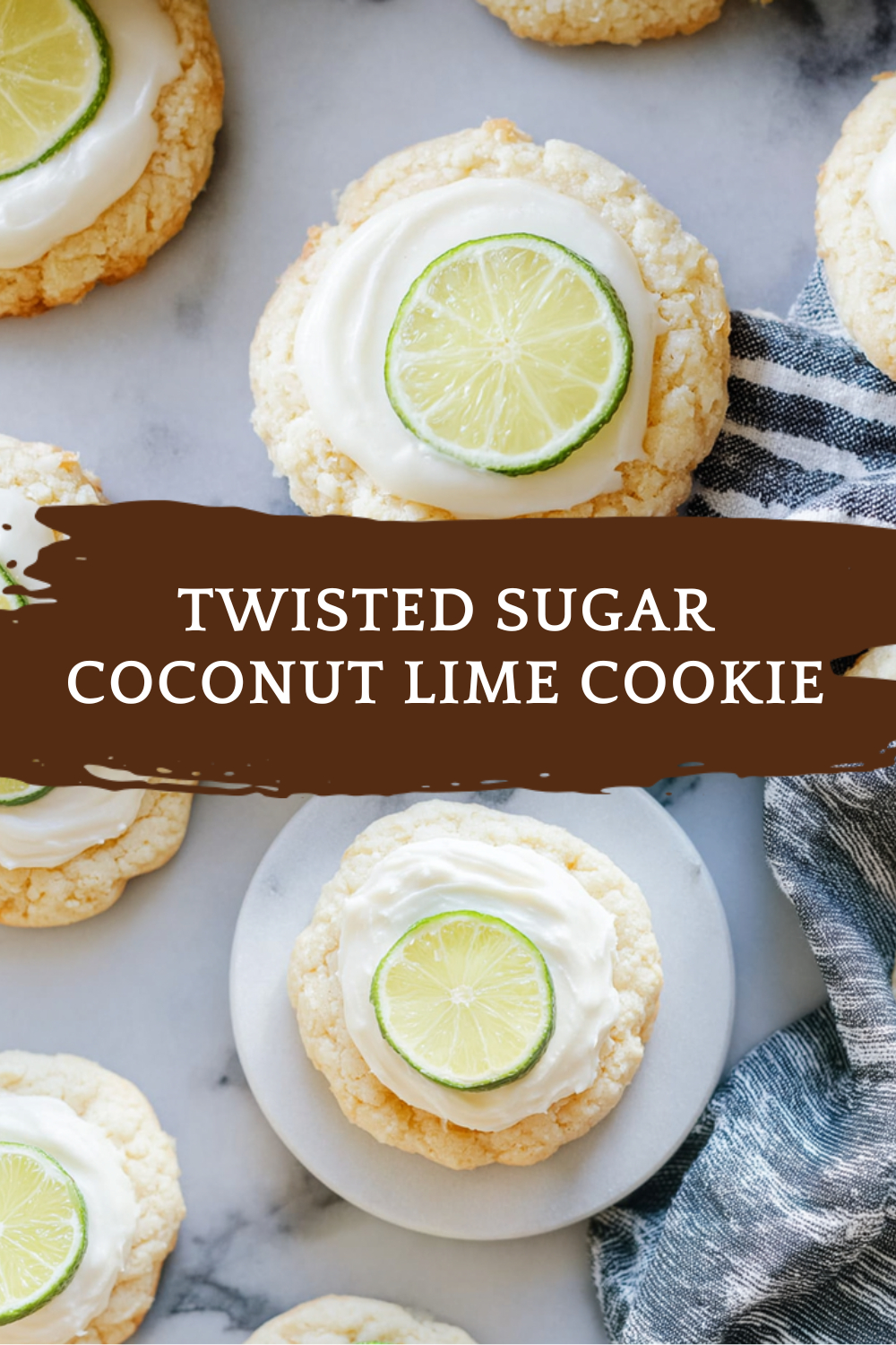 Twisted Sugar Coconut Lime Cookie