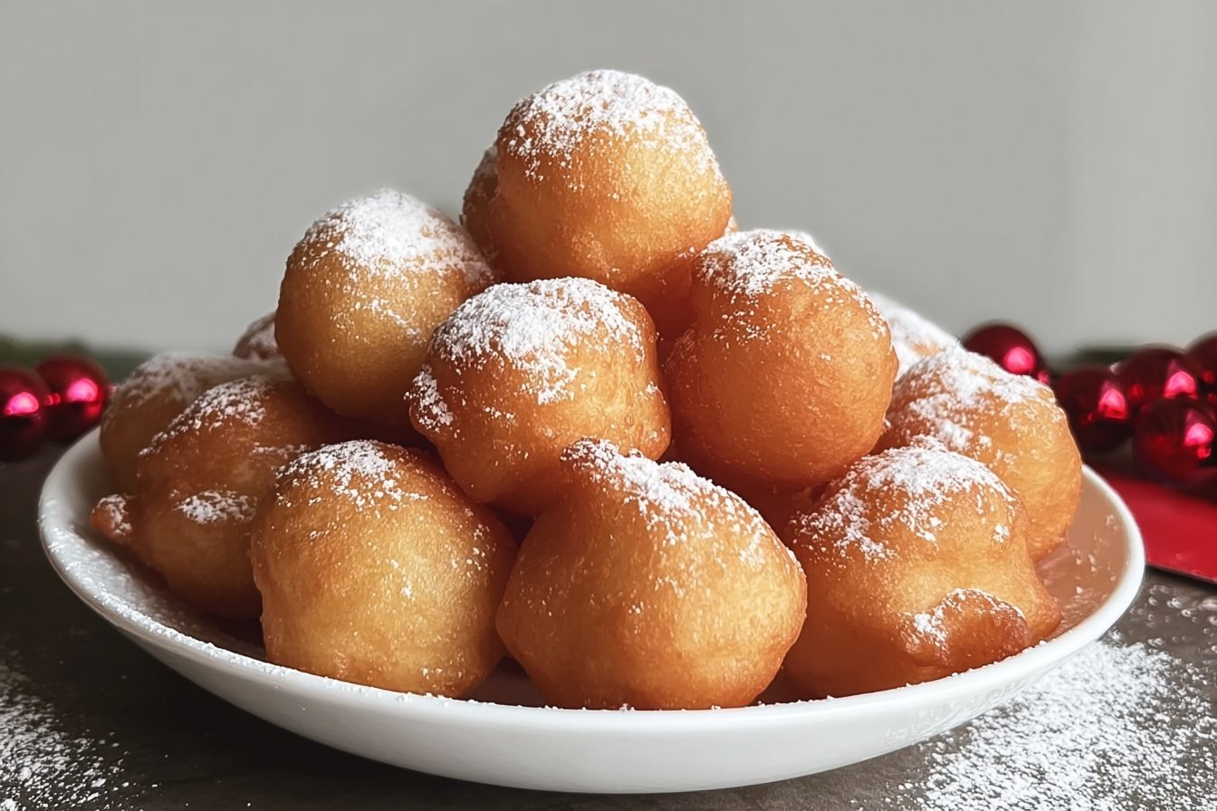Belgian Croustillons Fried Dough Balls
