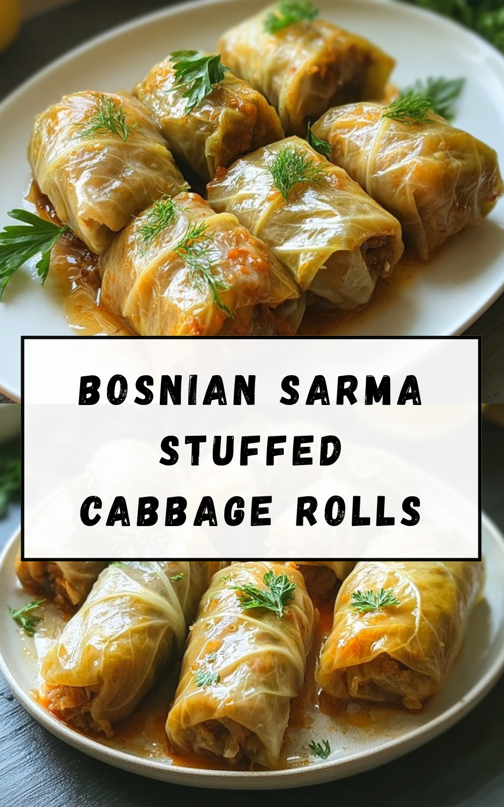 Bosnian Sarma Stuffed Cabbage Rolls