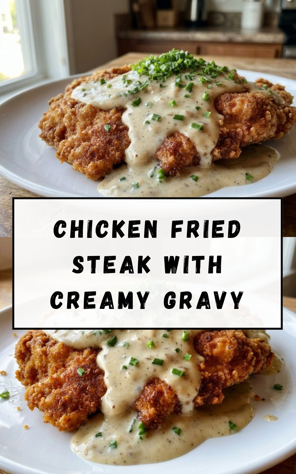 Chicken Fried Steak With Creamy Gravy