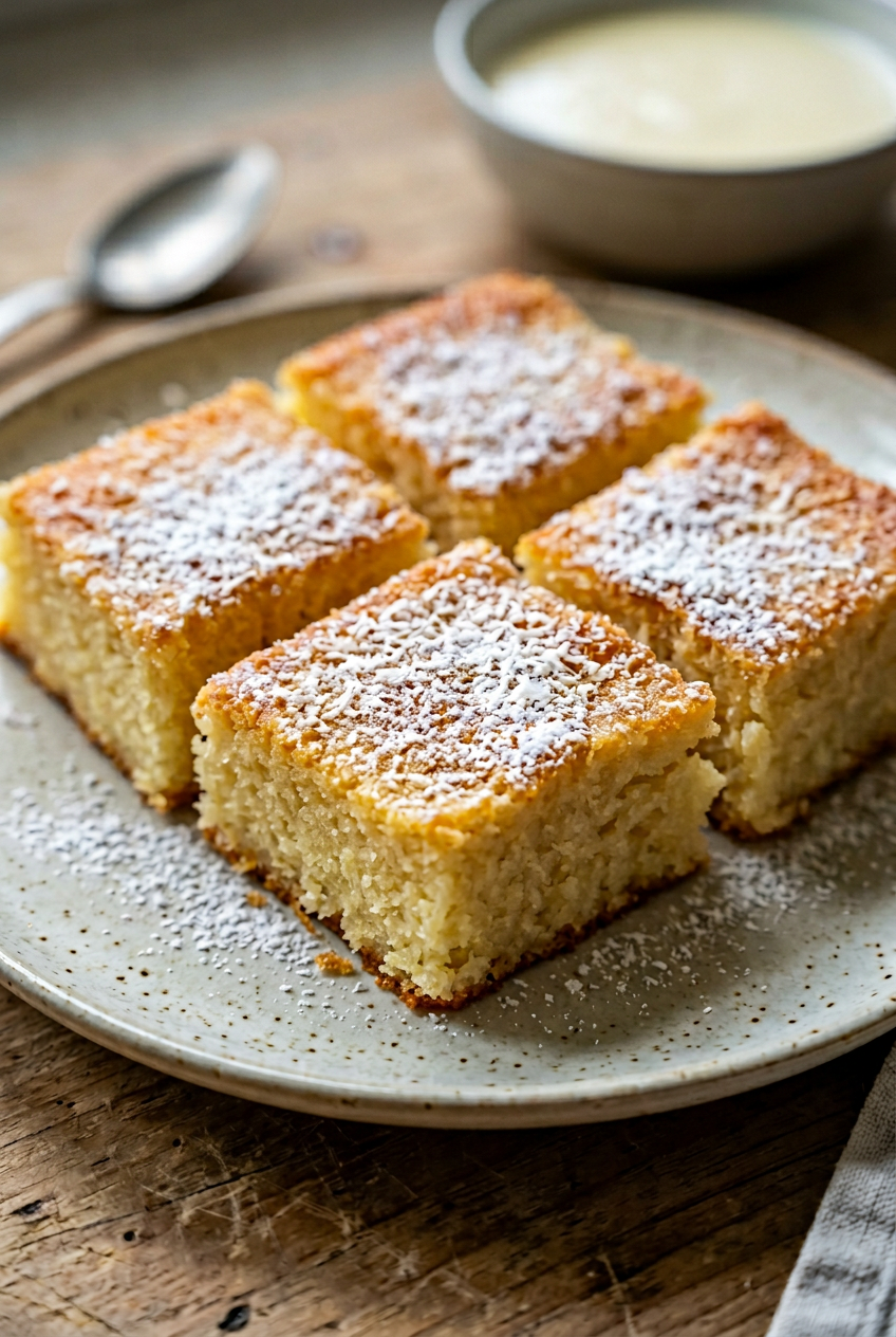Coconut Milk Snack Cake