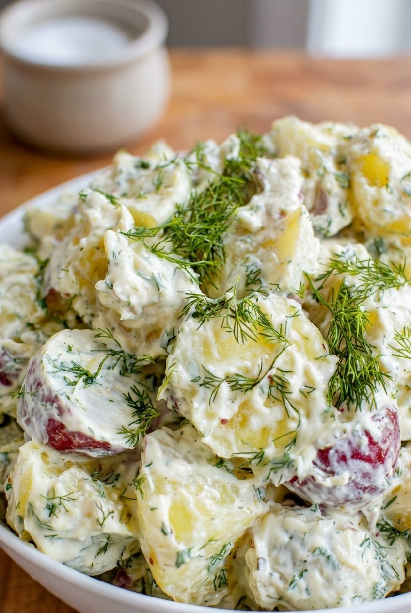 Creamy Dill Potato Salad Recipe 4 Creamy Dill Potato Salad
