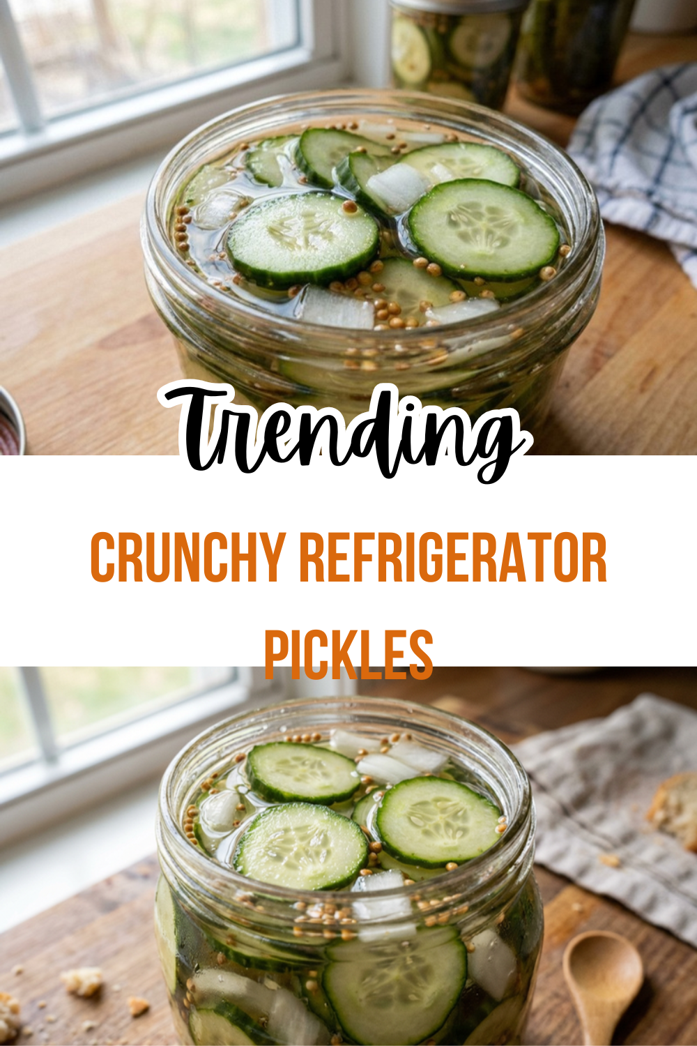 Crunchy Refrigerator Pickles