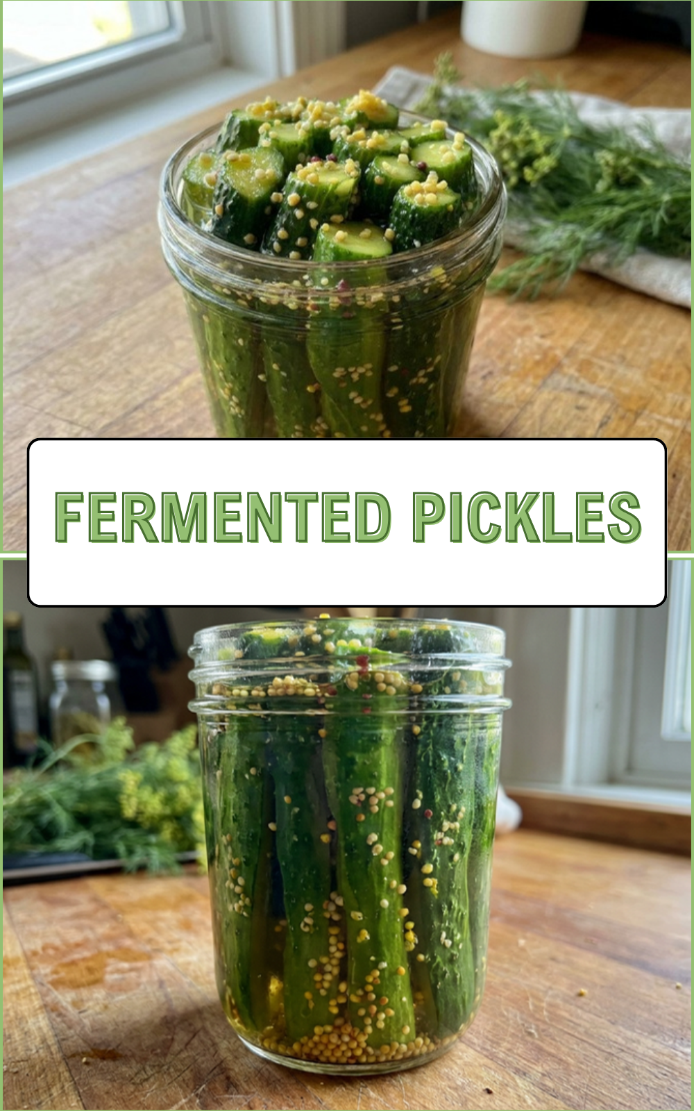 Homemade Fermented Garlic Dill Pickles 5 Fermented Pickles
