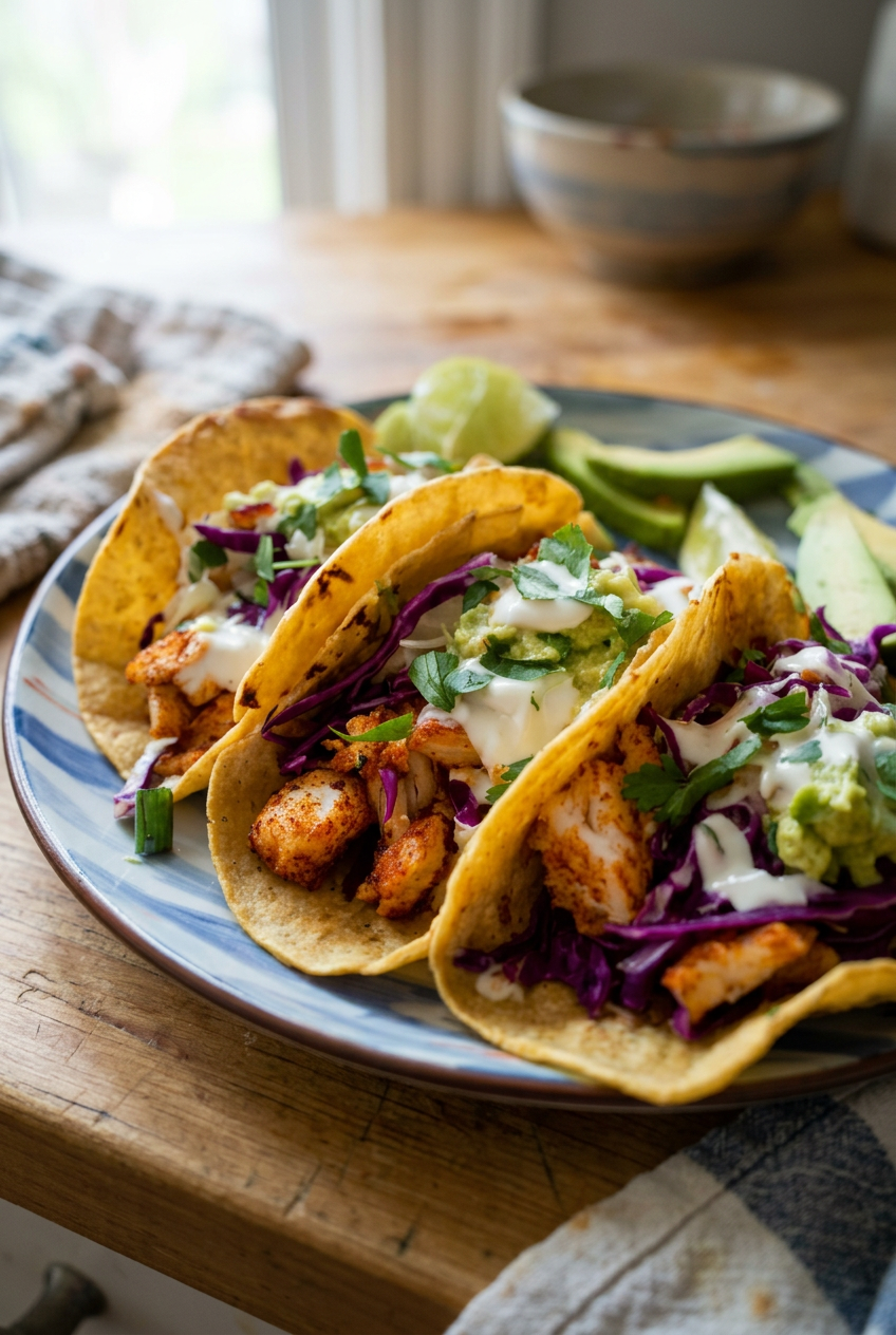 Easy Fish Tacos Recipe 4 Fish Tacos