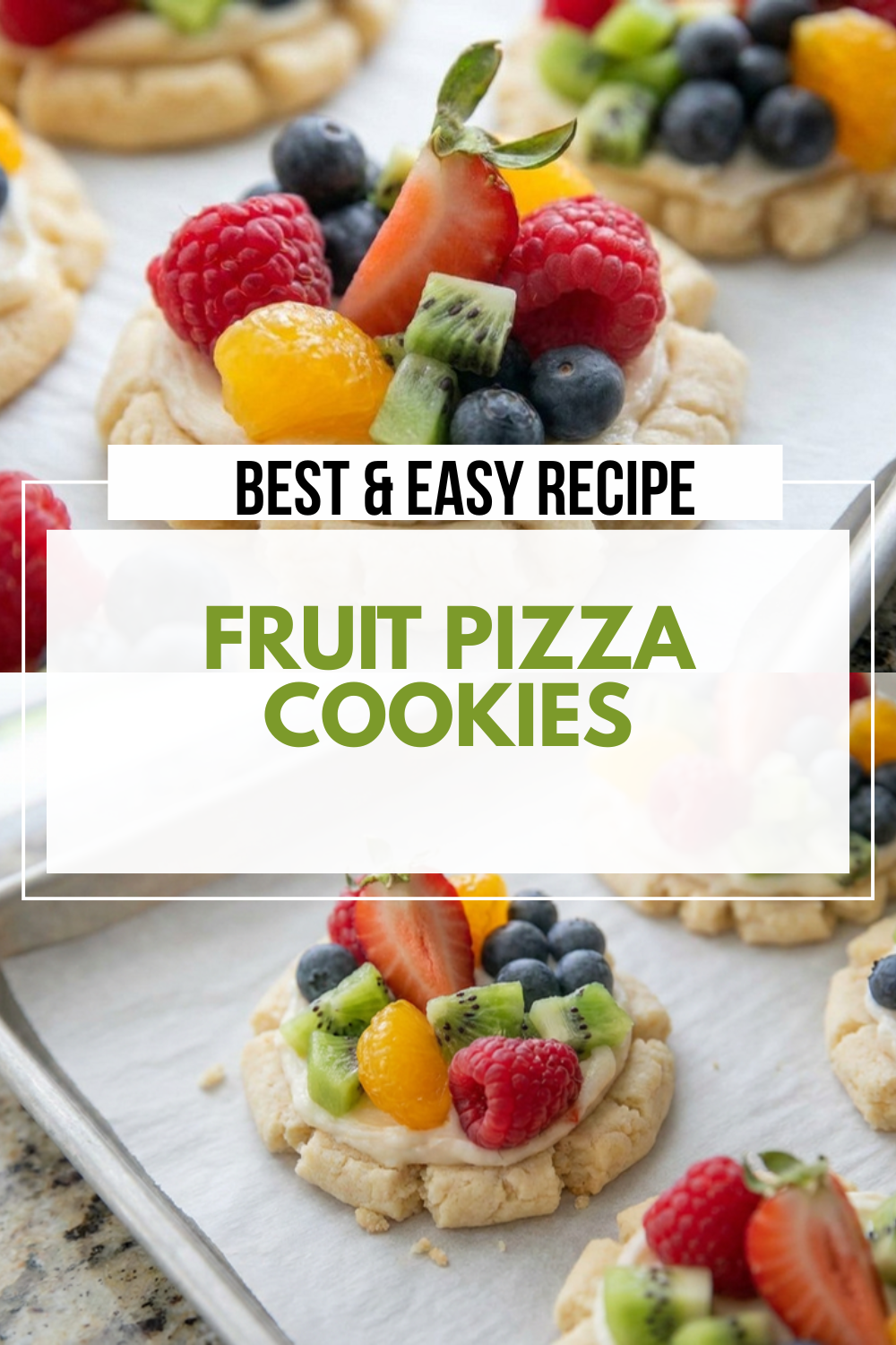 Fruit Pizza Cookies