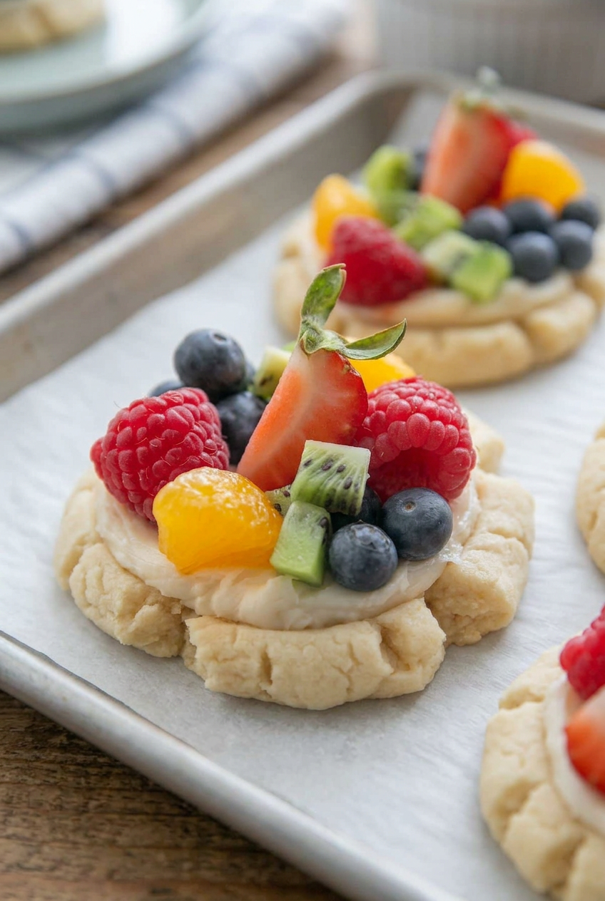 Fruit Pizza Cookies
