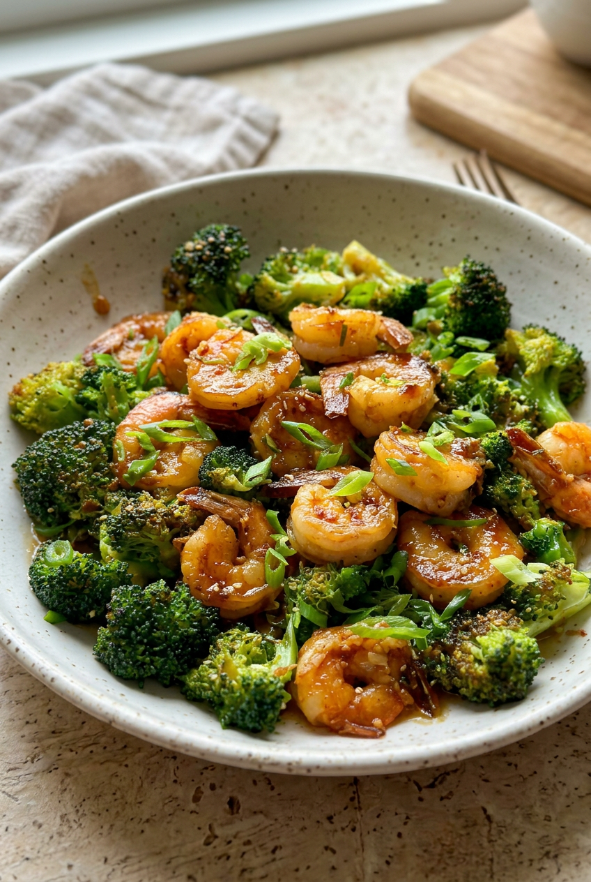 Garlic Butter Shrimp Broccoli Skillet Recipe 4 Garlic Butter Shrimp With Broccoli