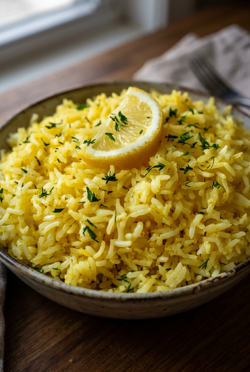 Greek Lemon Rice Pilaf Recipe 4 Greek Lemon Rice