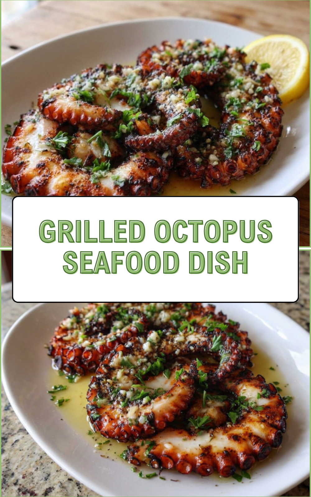 Grilled Octopus Seafood Dish