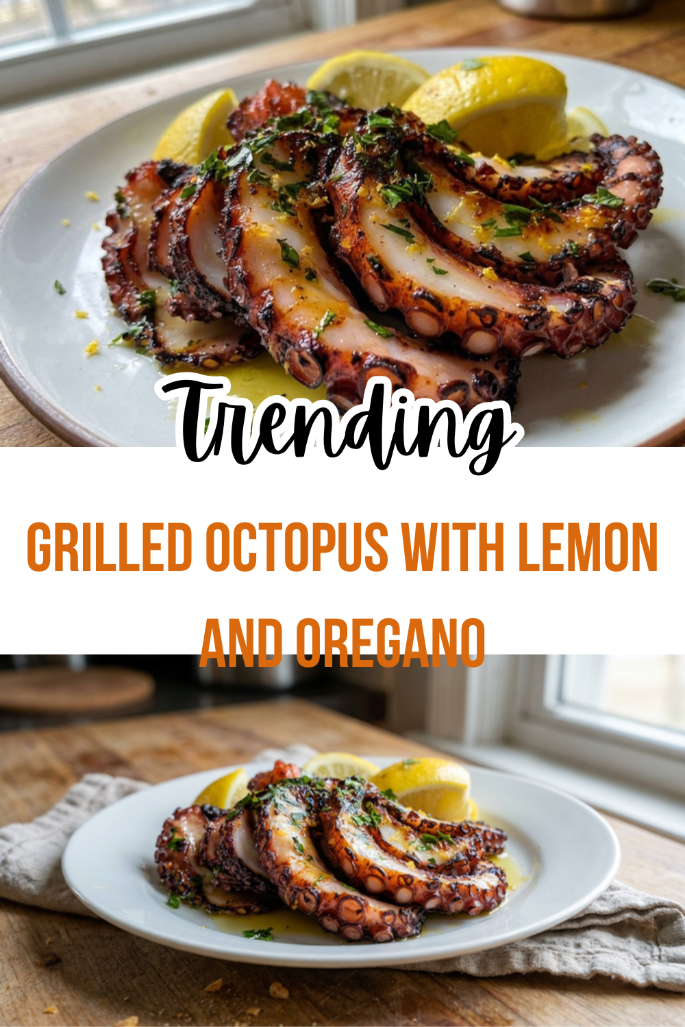 Easy Greek Grilled Octopus Recipe 5 Grilled Octopus With Lemon And Oregano