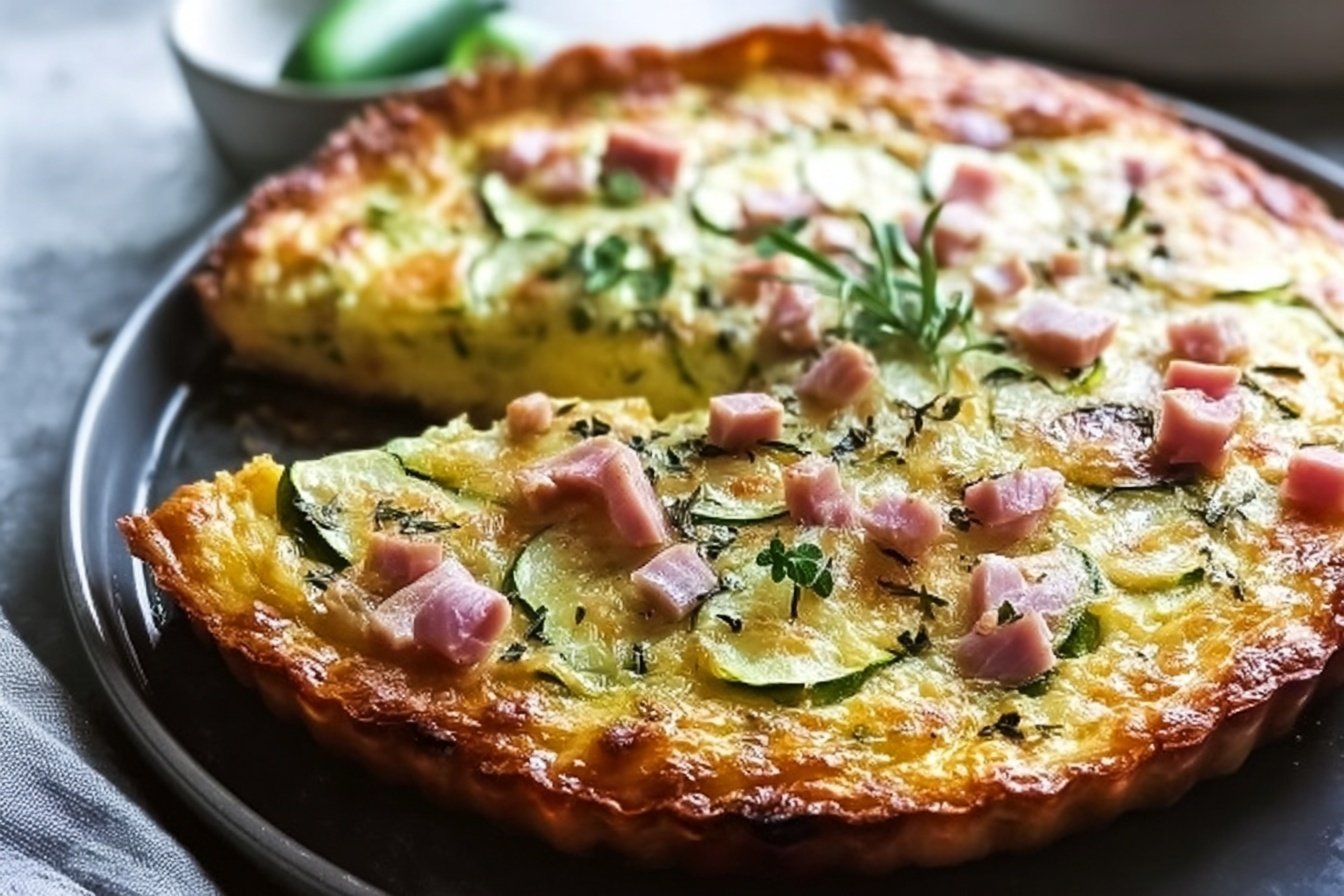 Ham And Zucchini Pie