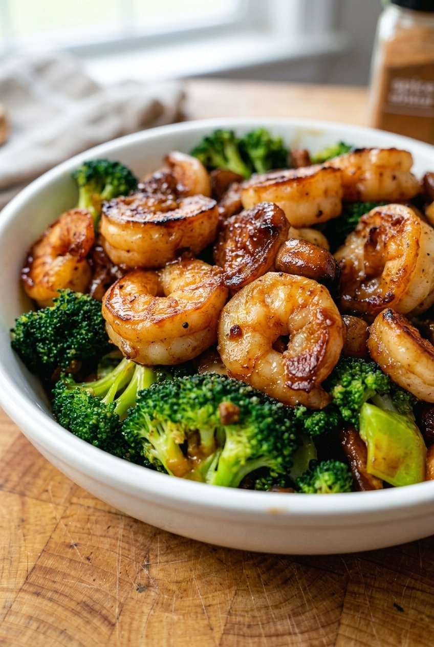High-Protein Honey Garlic Shrimp