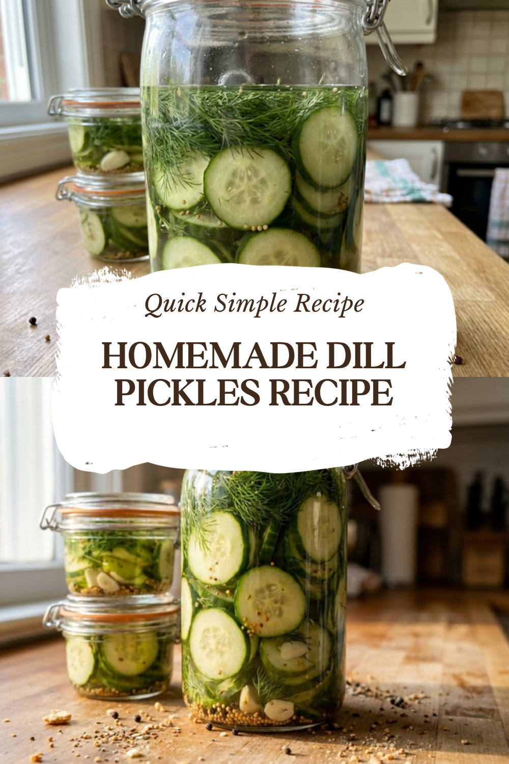 Homemade Dill Pickles Recipe