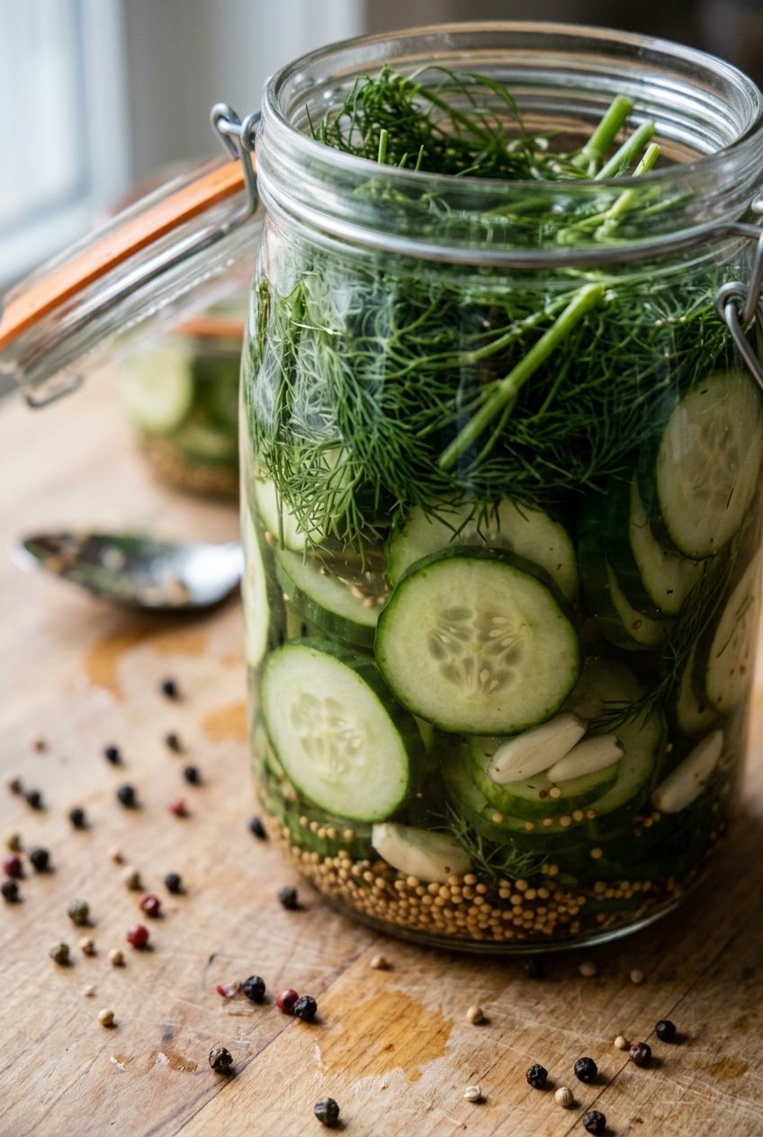 Homemade Dill Pickles Recipe