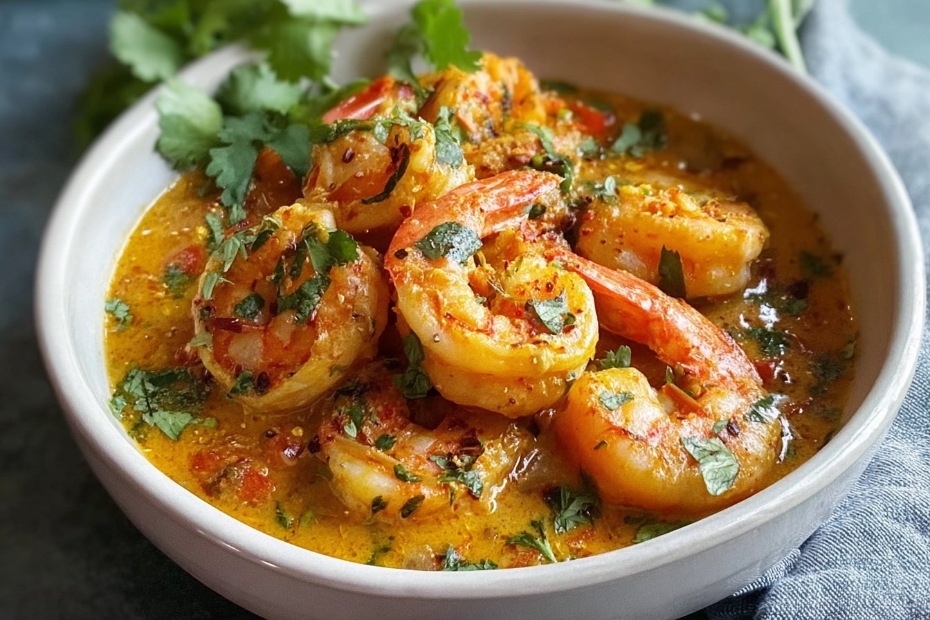 Indian Coconut Shrimp Curry