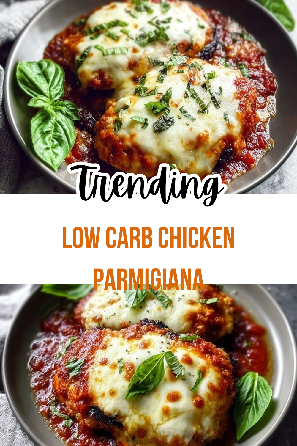 Low Carb Chicken Parmigiana