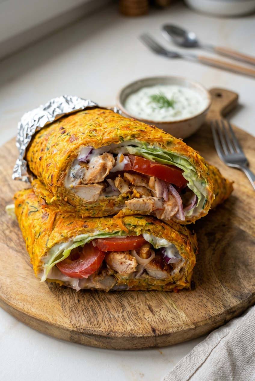 Low-Carb Gyro Wrap
