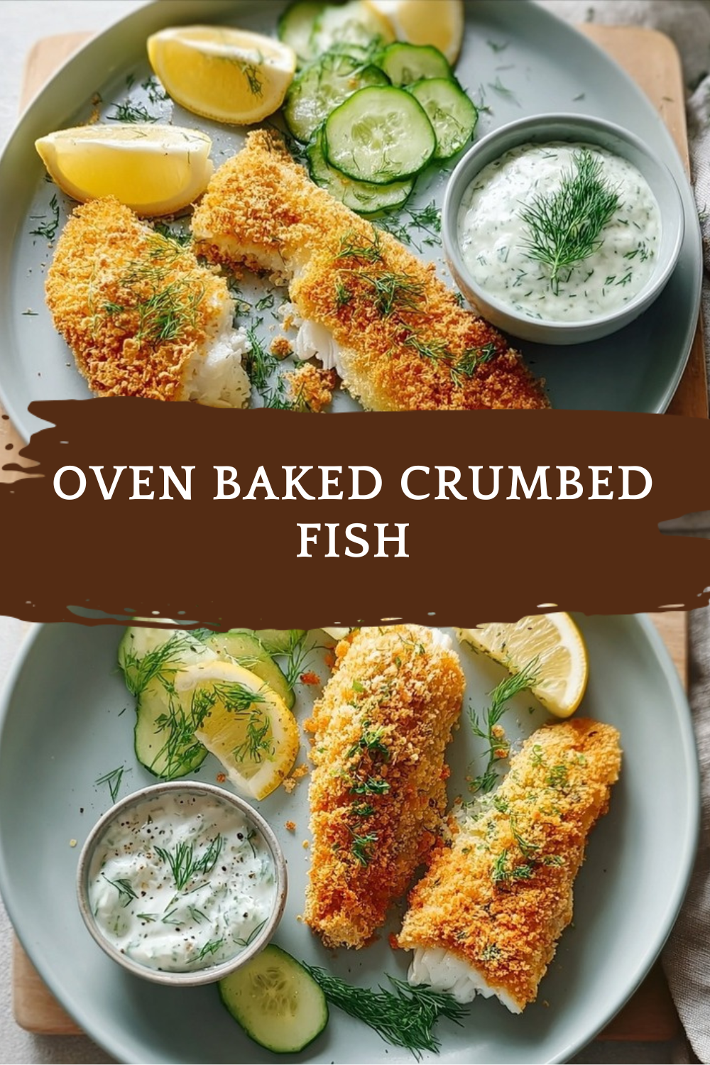 Oven Baked Crumbed Fish