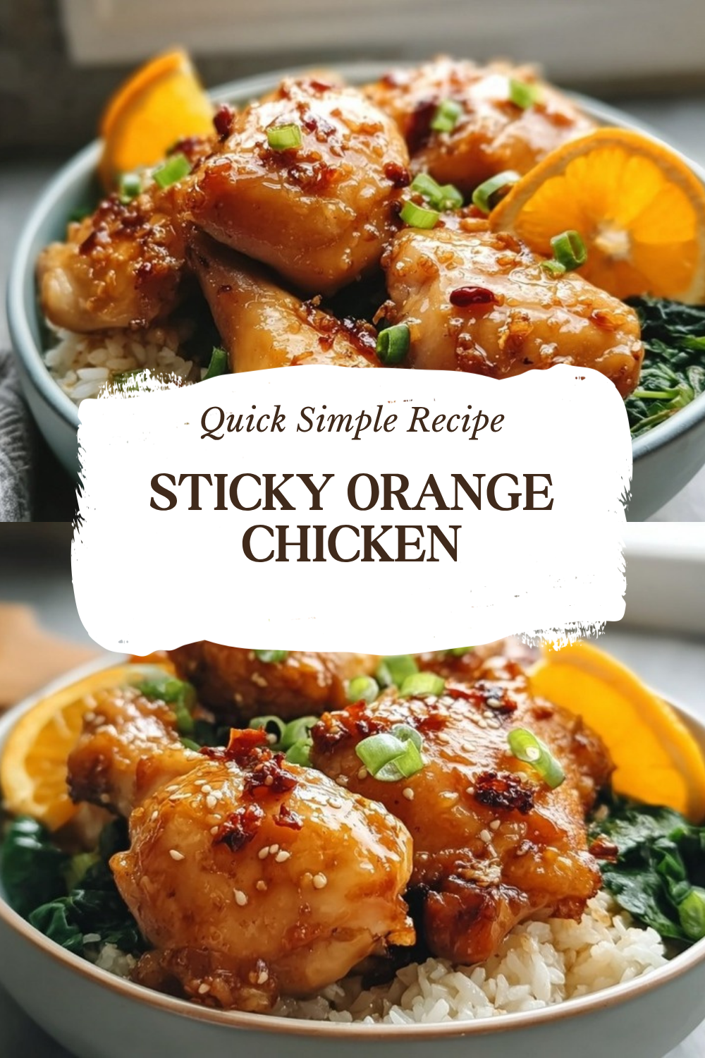 Sticky Orange Chicken