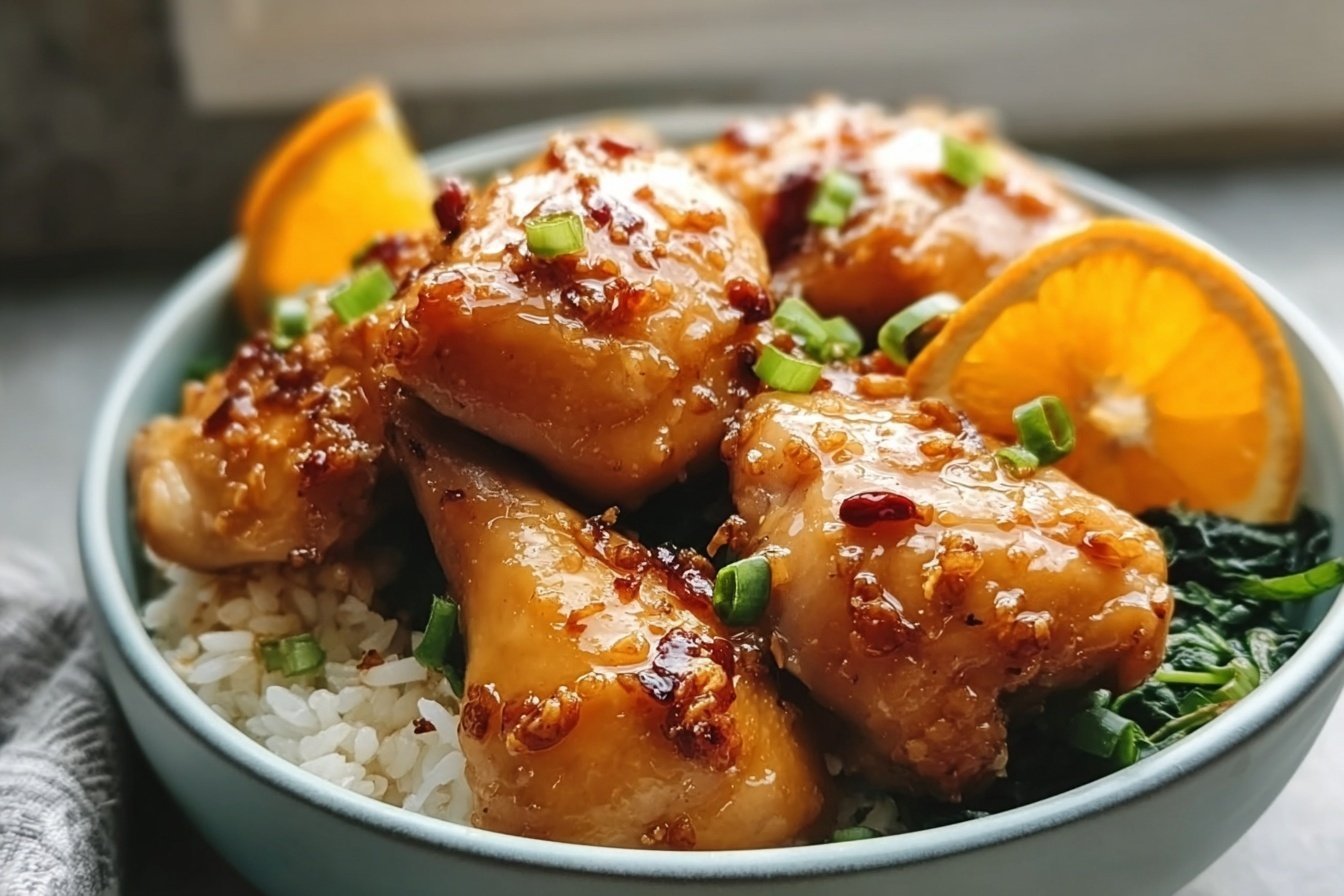 Sticky Orange Chicken