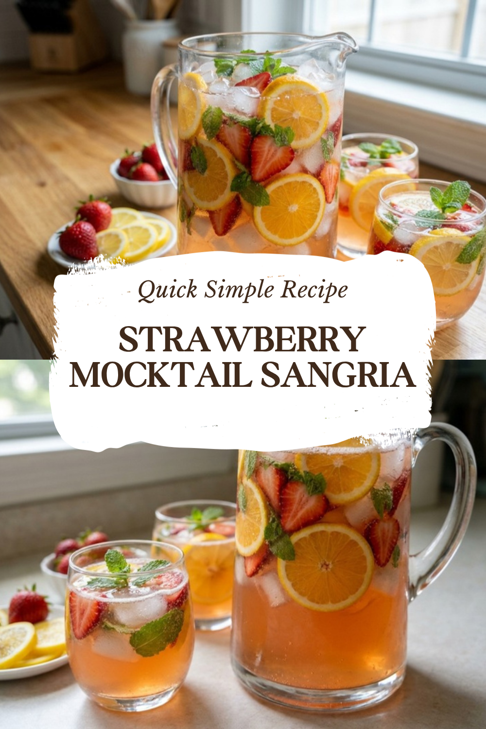 Strawberry Mocktail Sangria
