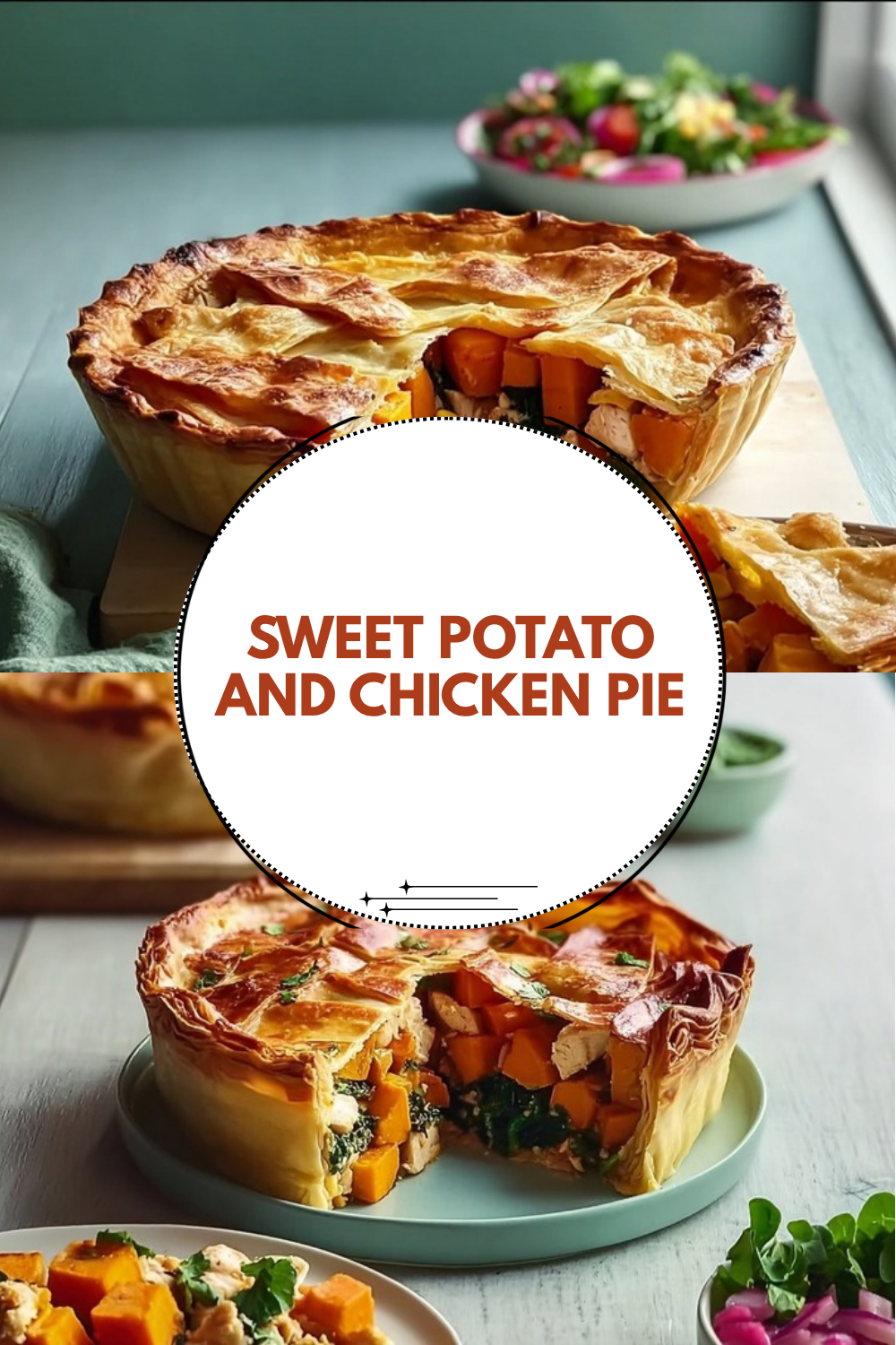 Sweet Potato And Chicken Pie