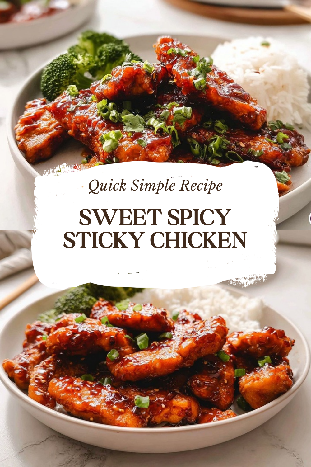 Sweet Spicy Sticky Chicken