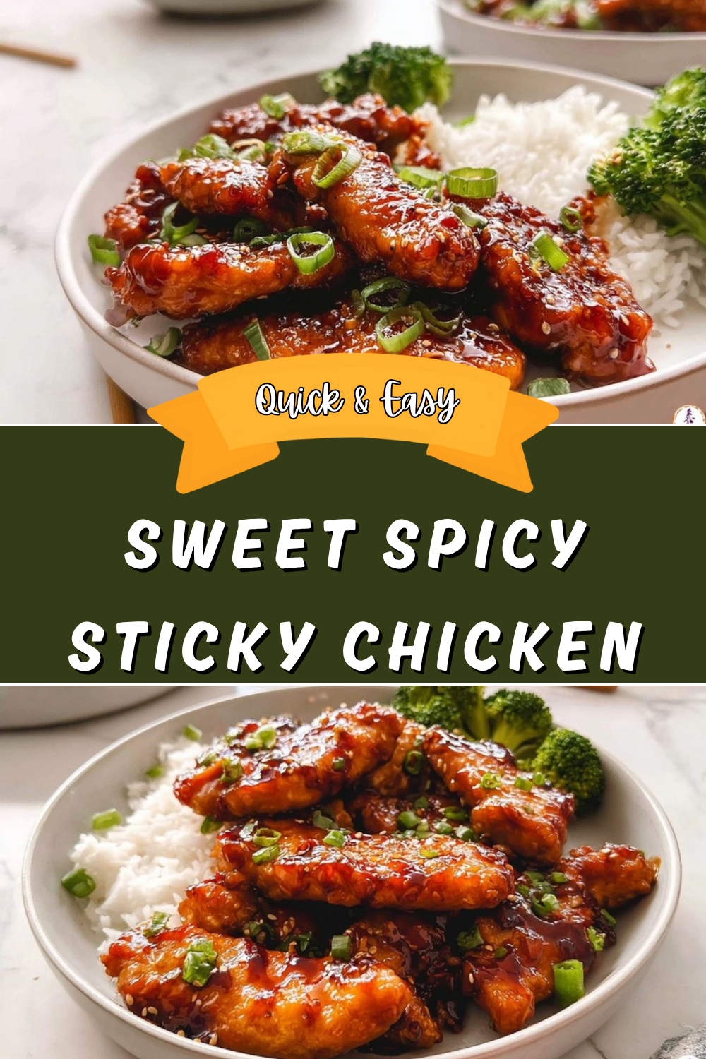 Sweet Spicy Sticky Chicken