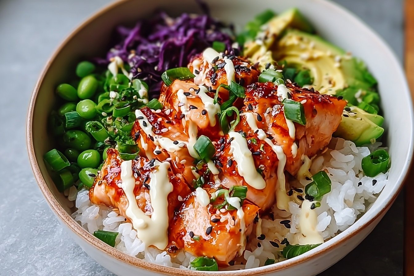 Teriyaki Salmon Bowl