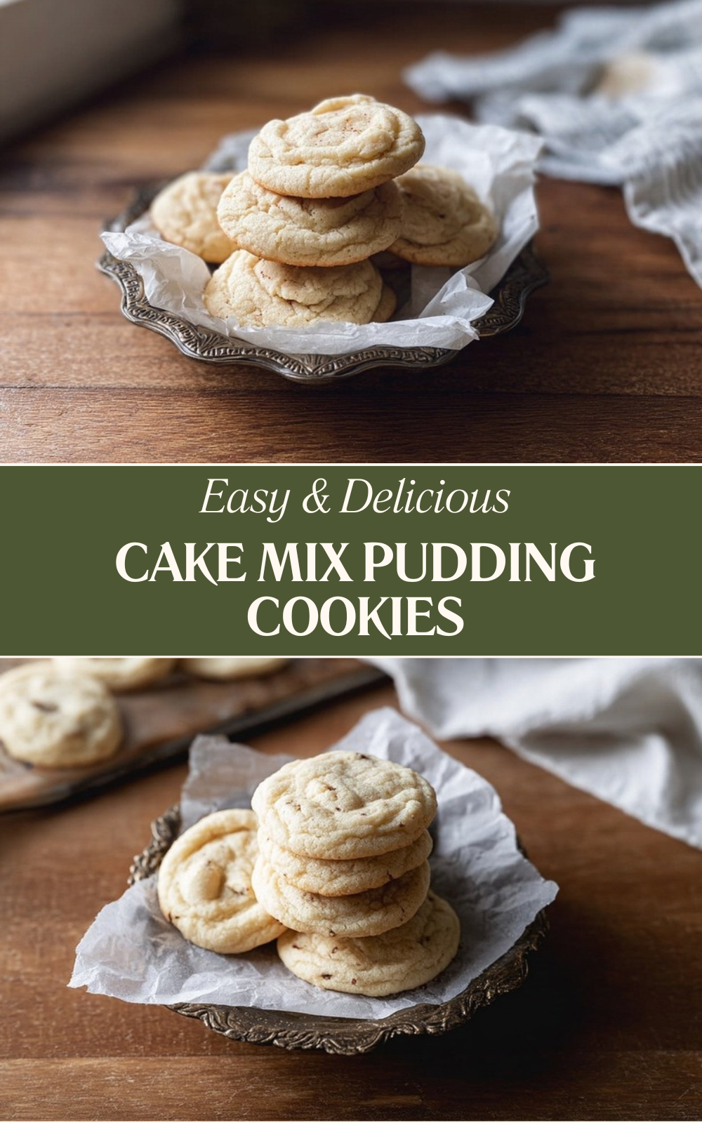 Cake Mix Pudding Cookies