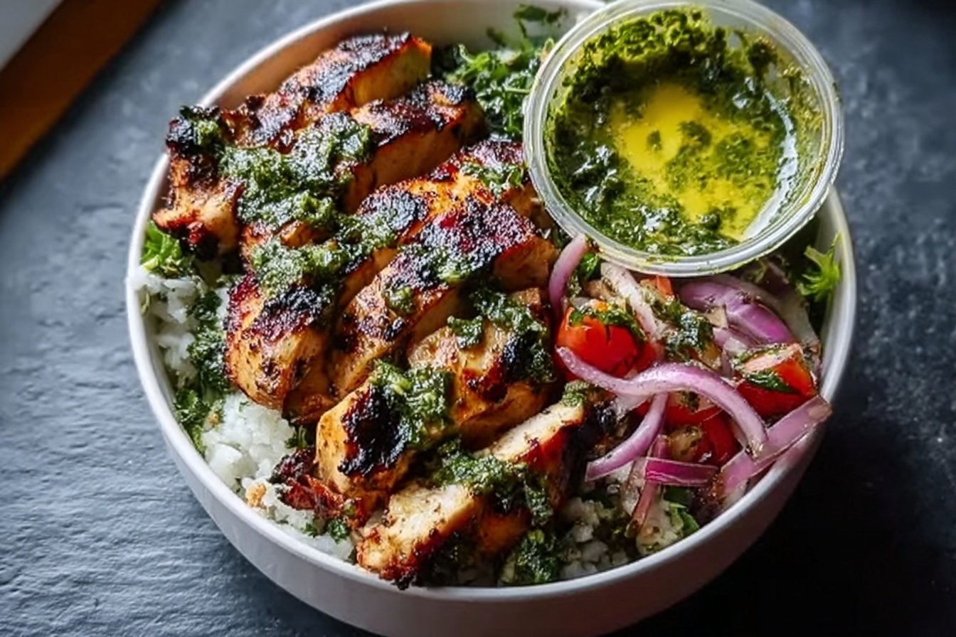 Chimichurri Grilled Chicken Bowl