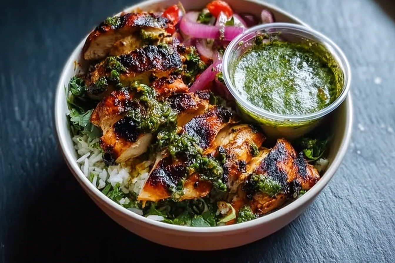 Chimichurri Chicken Breast Bowl Recipe 4 Chimichurri Grilled Chicken Bowl