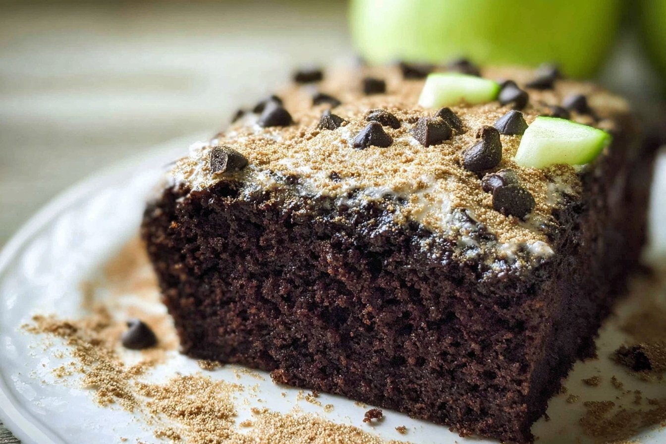 Chocolate Zucchini Cake With Greek Yogurt