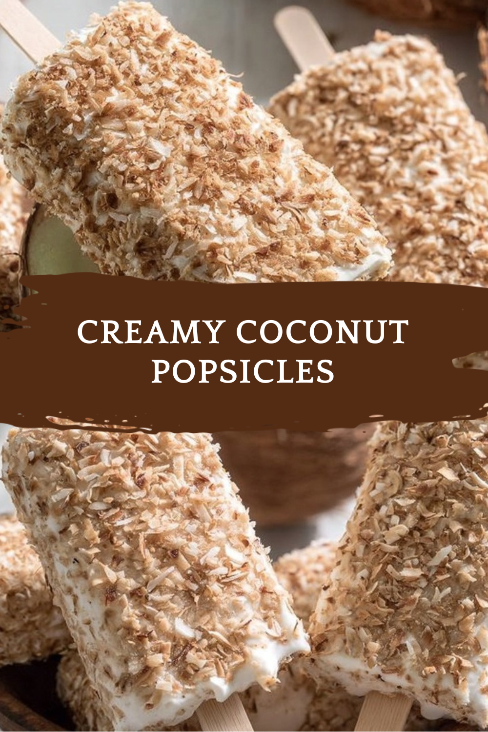 Creamy Coconut Popsicles