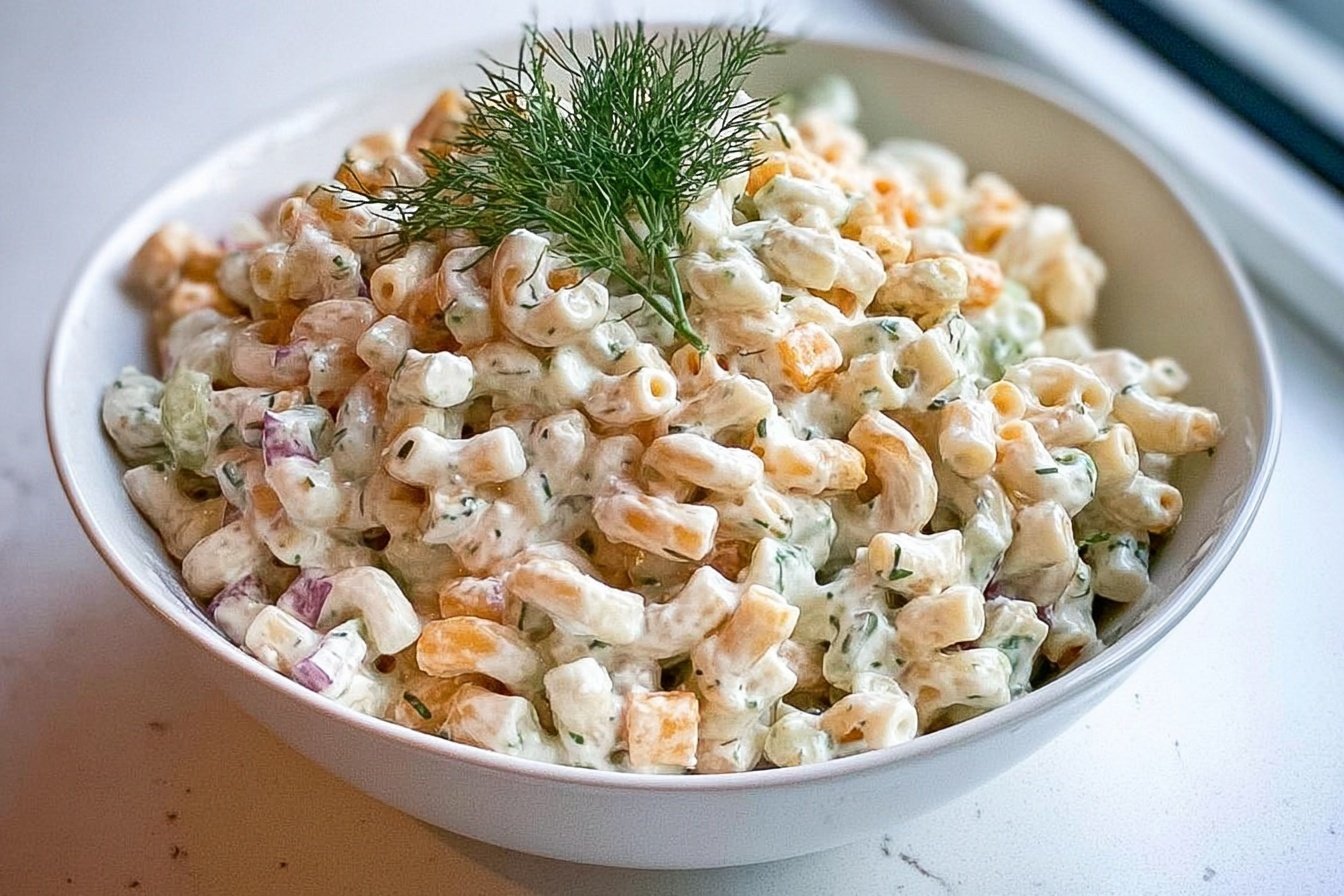 Dill Pickle Pasta Salad Recipe 4 Creamy Dill Pickle Pasta Salad