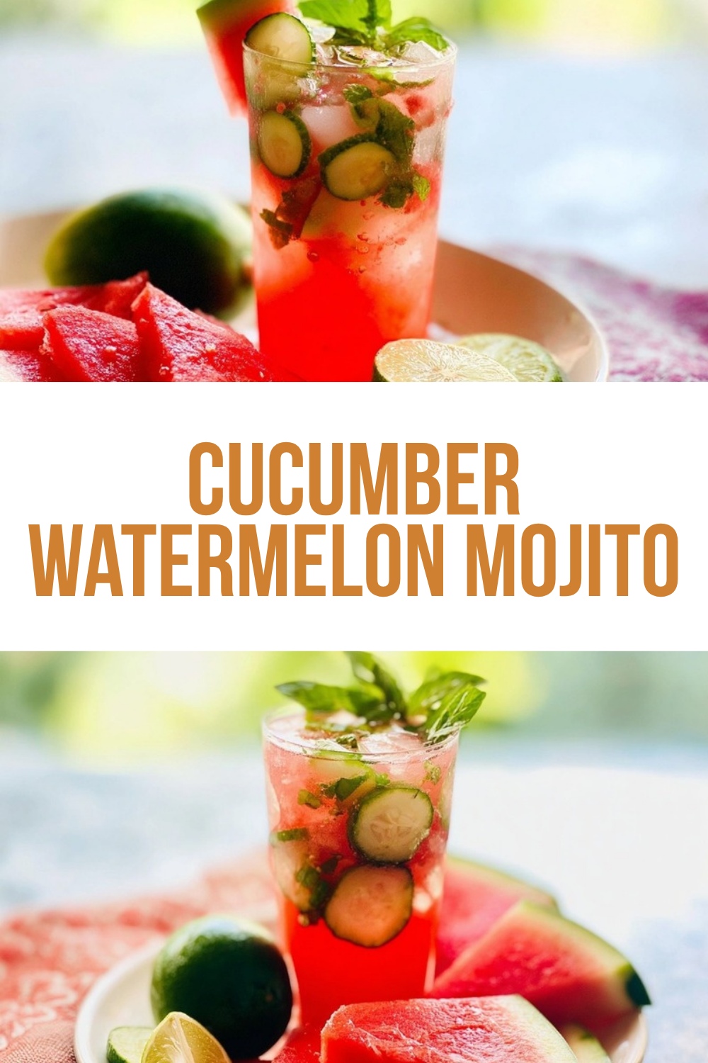 Cucumber Watermelon Mojito Recipe Refreshing Summer Sip 3 Cucumber Watermelon Mojito