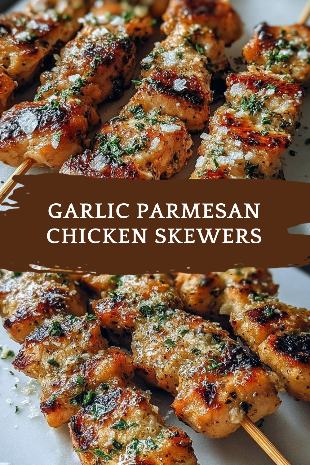 Garlic Parmesan Chicken Skewers Recipe 5 Garlic Parmesan Chicken Skewers