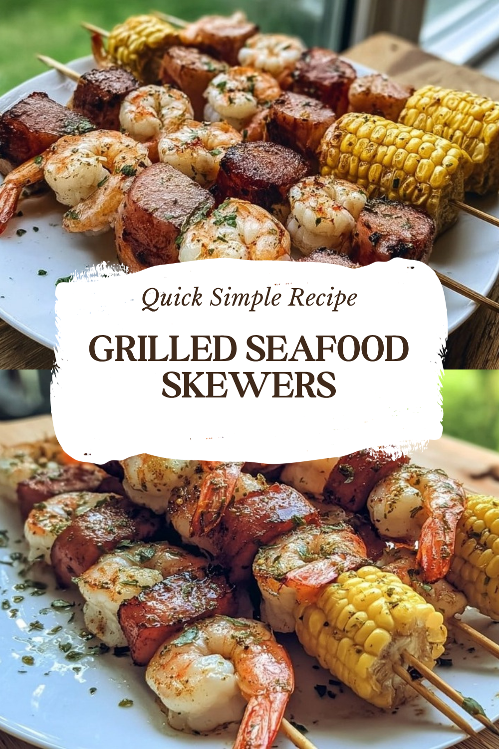 Grilled Seafood Skewers