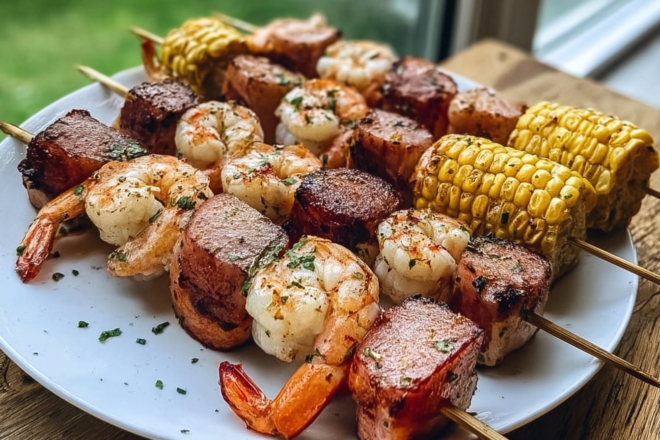 Grilled Seafood Skewers