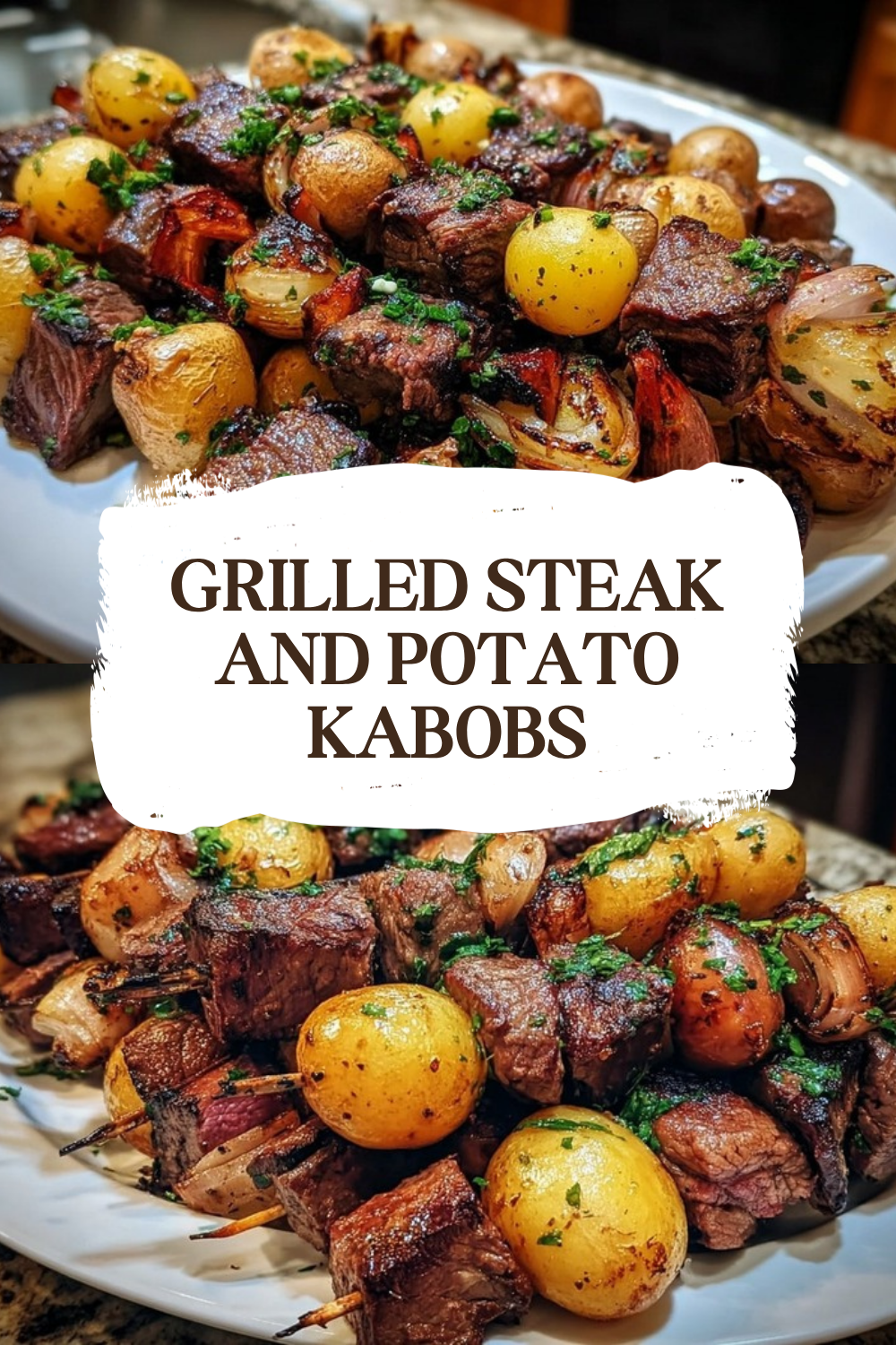 Grilled Steak And Potato Kabobs