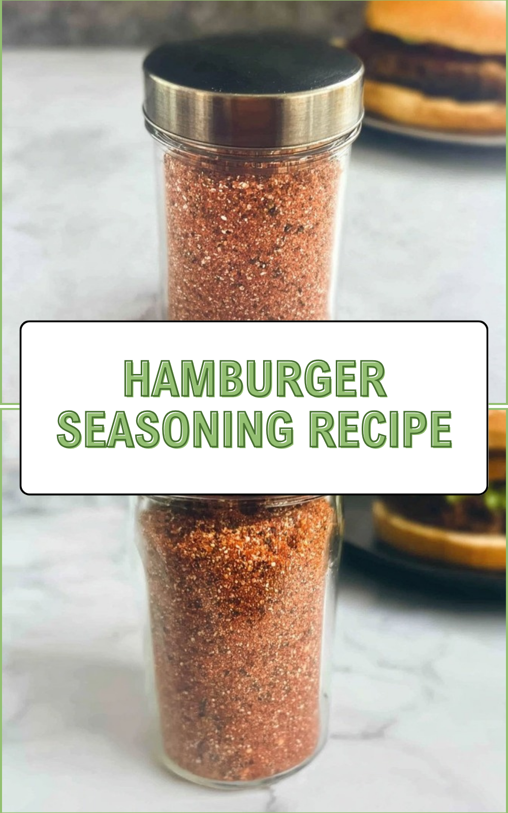 Hamburger Seasoning Recipe