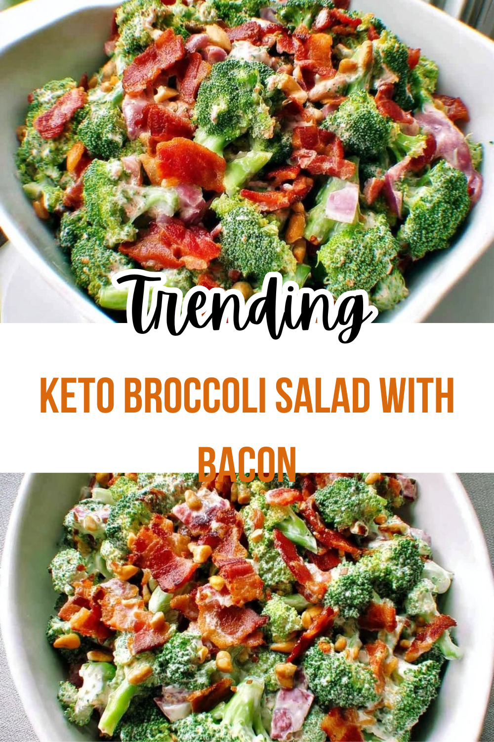 Keto Broccoli Salad With Bacon