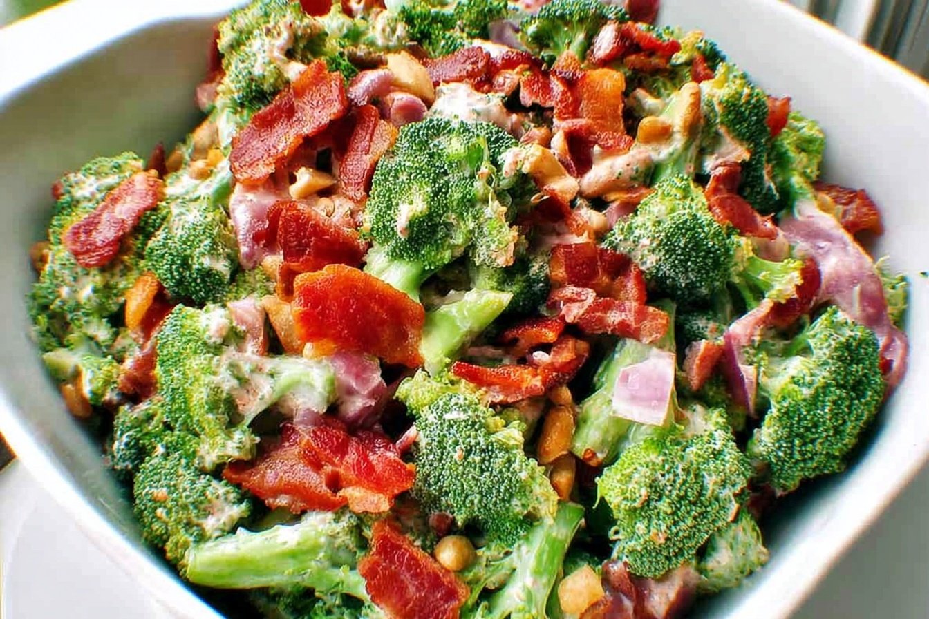 Keto Broccoli Salad With Bacon